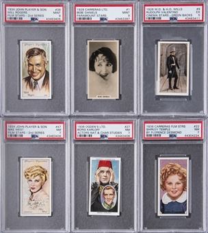 1920s-1930s Movie Stars Complete Sets Collection (5 Different) – Including PSA-Graded Cards